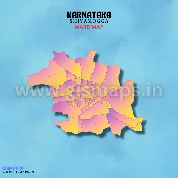 Shivamogga Ward Map (Karnataka)